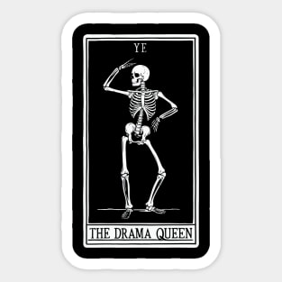 Funny Tarot Card : The Drama Queen Sticker